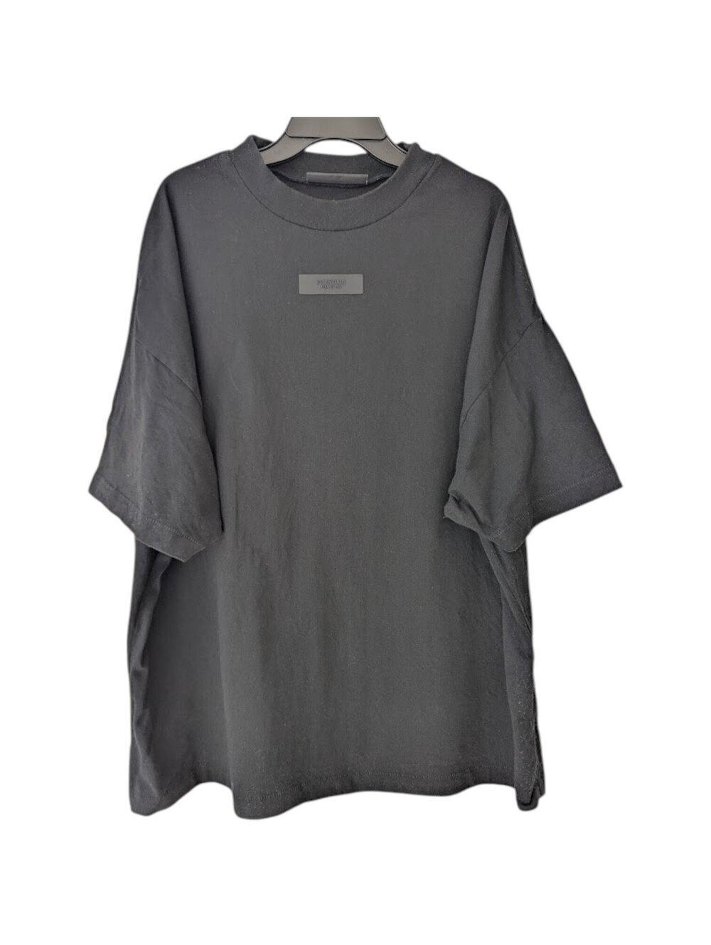 Fear of God Essentials Oversized M Streetwear T-Shirt Black Boxy Tee FOG 27x29.5